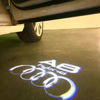 AUDI LOGO PROJECTOT LIGHTS Nr.46 (quantità 1 = 2 Logo Film /2 porta luci)