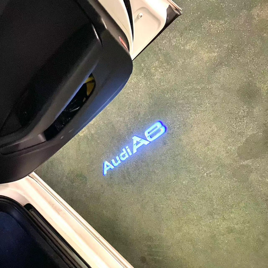 AUDI LOGO PROJECTOR LIGHTS Nr.46 (Menge 1 = 2 Logo Films / 2 Türlichter)