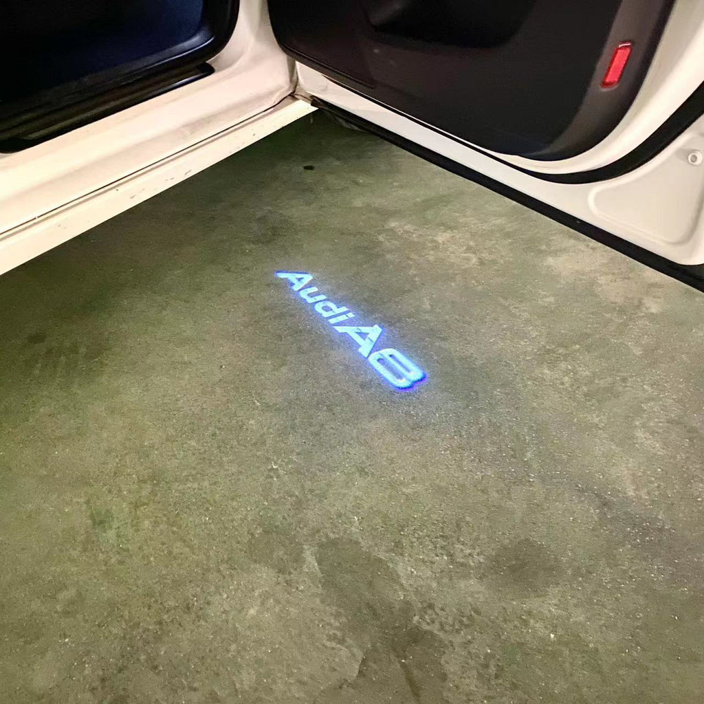 AUDI LOGO PROJECTOR LIGHTS Nr.46 (Menge 1 = 2 Logo Films / 2 Türlichter)