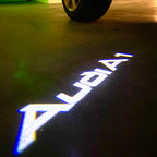 AUDI LOGO PROJECTOT LIGHTS Nr.148 (Menge 1 = 2 Logo Folien /2 Türleuchten)