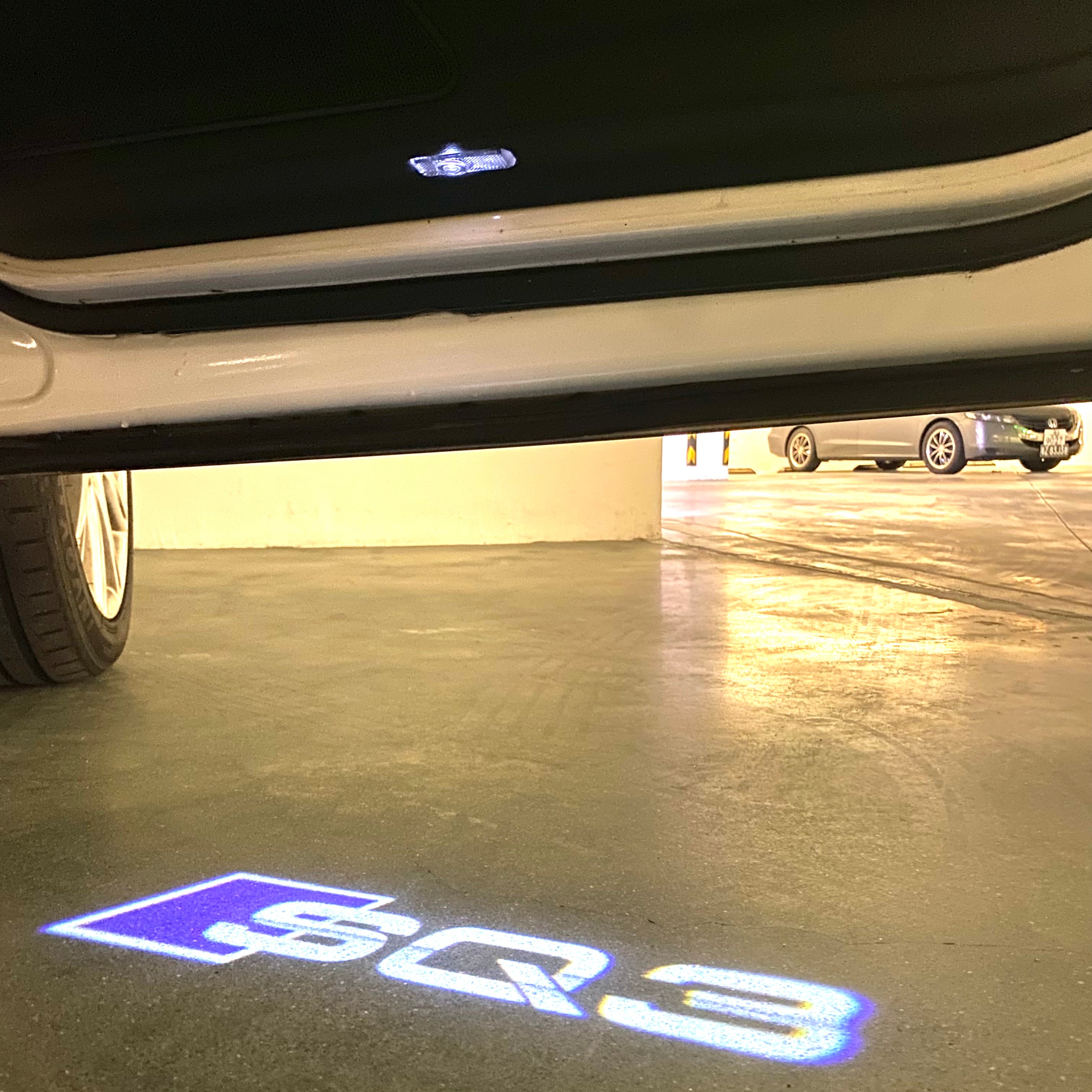AUDI SQ3 LOGO PROJECTOT LIGHTS  (quantity 1 = 2 Logo Films /2 door lights）Nr.12B61