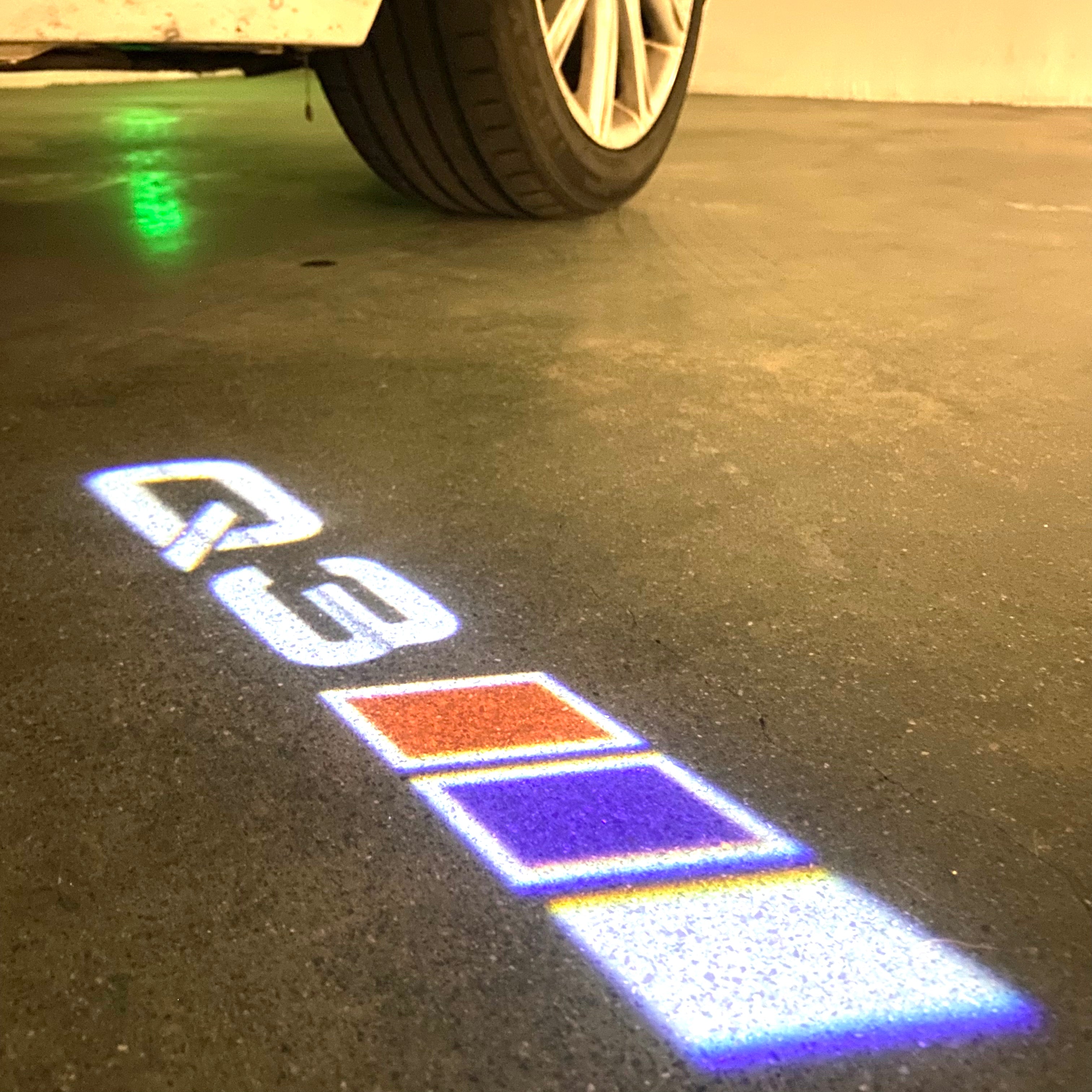 AUDI Q3 LOGO PROJECTOR LIGHTS  Nr.12B41