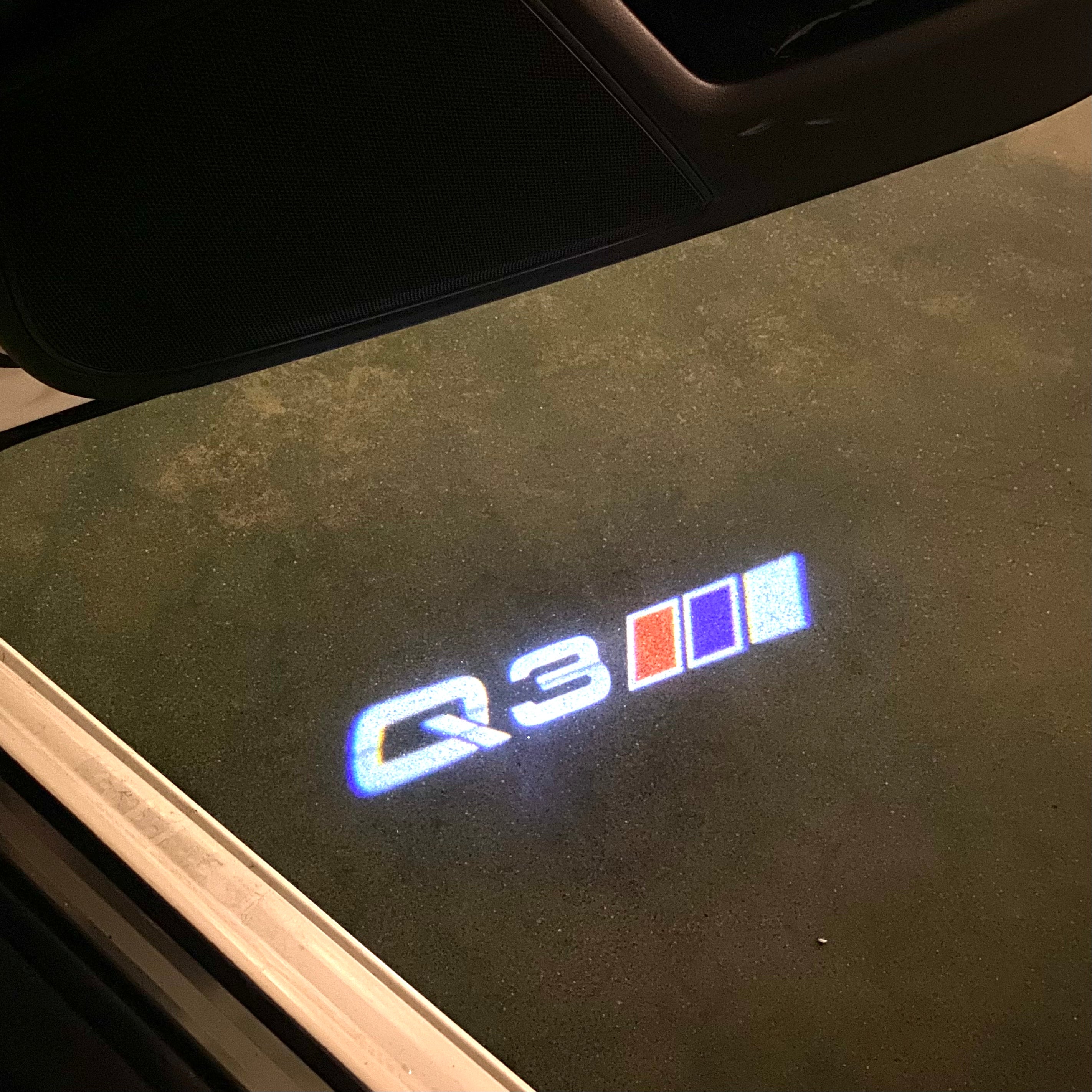 AUDI Q3 LOGO PROJECTOR LIGHTS  Nr.12B41