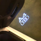 AUDI LOGO PROJECTOT LIGHTS Nr.120 (quantité 1 = 2 Logo Films /2 feux de porte)