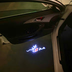 AUDI LOGO PROJECTOT LIGHTS Nr.120 (quantité 1 = 2 Logo Films /2 feux de porte)