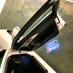 AUDI LOGO PROJECTOT LIGHTS Nr.120 (الكمية 1 = 2 Logo Films /2 أضواء الباب)