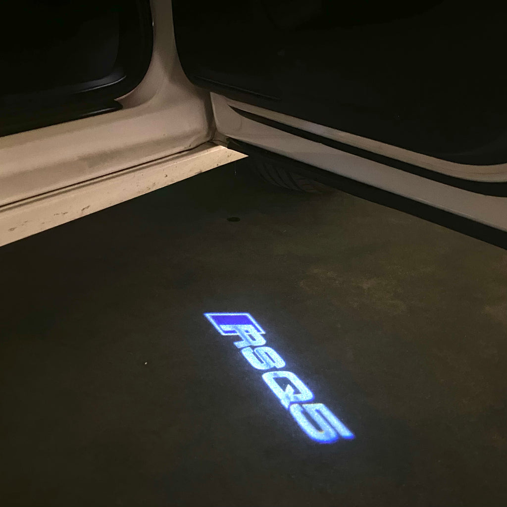 AUDI LOGO PROJECTOT LIGHTS Nr.120 (quantité 1 = 2 Logo Films /2 feux de porte)