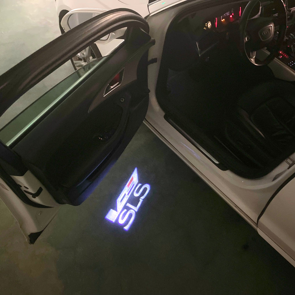 CADILLAC SLS LOGO PROJECTOT LIGHTS Nr.9754 (quantity 1 = 2 Logo Films /2 door lights）