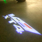CADILLAC XT4 LOGO PROJECTOT LIGHTS Nr.9755 (quantity 1 = 2 Logo Films /2 door lights）