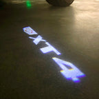CADILLAC XT4 LOGO PROJECTOT LIGHTS Nr.9798 (quantity 1 = 2 Logo Films /2 door lights）