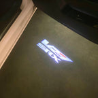 CADILLAC SRX LOGO PROJECTOT LIGHTS Nr.9753 (quantity 1 = 2 Logo Films /2 door lights）