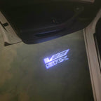 CADILLAC SRX LOGO PROJECTOT LIGHTS Nr.9763 (quantity 1 = 2 Logo Films /2 door lights）