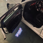 AUDI LOGO PROJECTOT LIGHTS Nr.120 (الكمية 1 = 2 Logo Films /2 أضواء الباب)