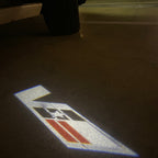 CADILLAC V  SERIES LOGO PROJECTOT LIGHTS Nr.9773 (quantity 1 = 2 Logo Films /2 door lights）