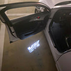 CADILLAC CT6 LOGO PROJECTOT LIGHTS Nr.9752 (quantity 1 = 2 Logo Films /2 door lights）