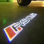 AUDI LOGO PROJECTOT LIGHTS Nr.120 (quantité 1 = 2 Logo Films /2 feux de porte)