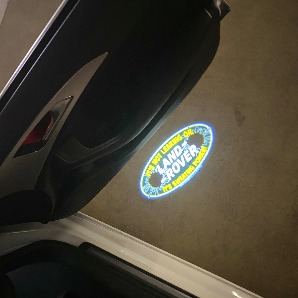 Land Rover  ORIGINAL  LOGO PROJECROTR LIGHTS Nr.1106 (quantity 1 = 1 sets/2 door lights)