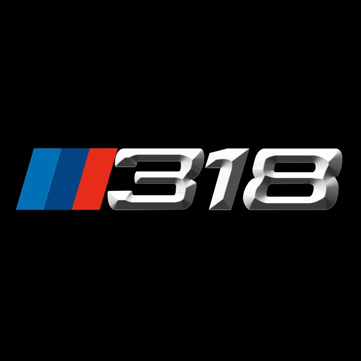 BMW M3 LOGO PROJECTOR LIGHTS Nr.24 (الكمية 1 = 1 مجموعة / 2 أضواء باب)