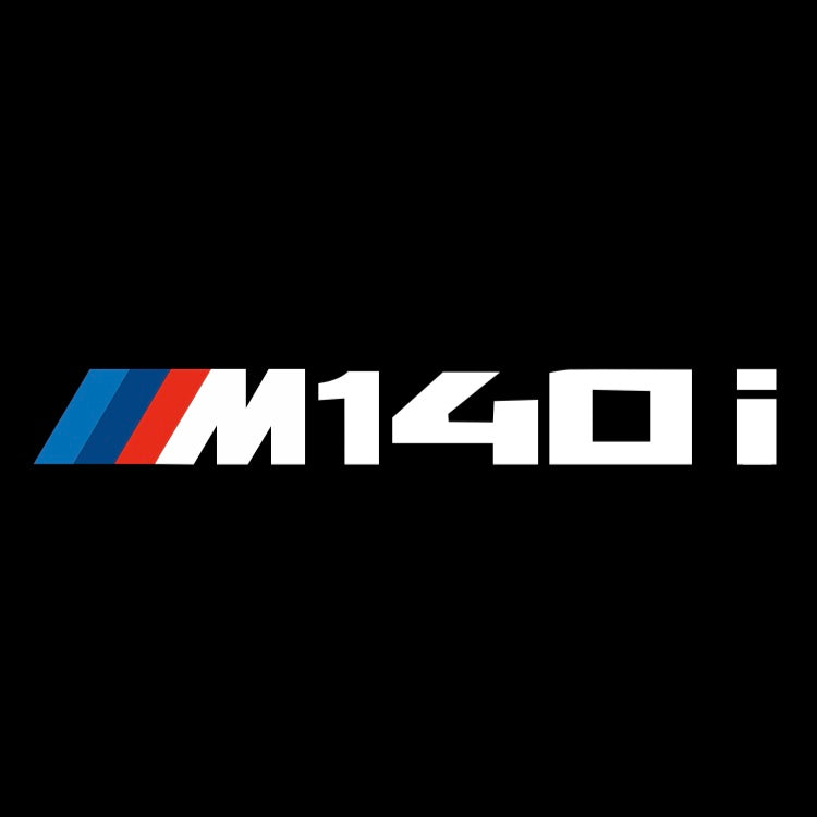BMW 1 SERIES  M140  LOGO PROJECTOT LIGHTS (quantity 1 = 1 sets/2 door lights) Nr.6024q1F