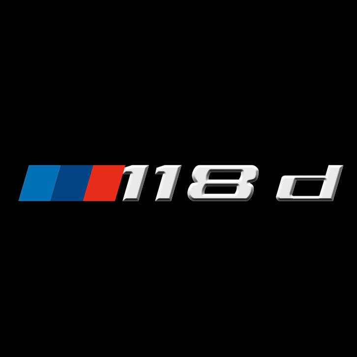 ÉCLAIRAGE DE PROJECTEUR BMW M3 LOGO Nr.24 (quantité 1 = 1 jeux / 2 feux de porte)