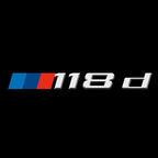 ÉCLAIRAGE DE PROJECTEUR BMW M3 LOGO Nr.24 (quantité 1 = 1 jeux / 2 feux de porte)