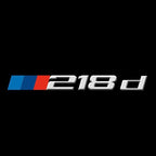 ÉCLAIRAGE DE PROJECTEUR BMW M3 LOGO Nr.24 (quantité 1 = 1 jeux / 2 feux de porte)