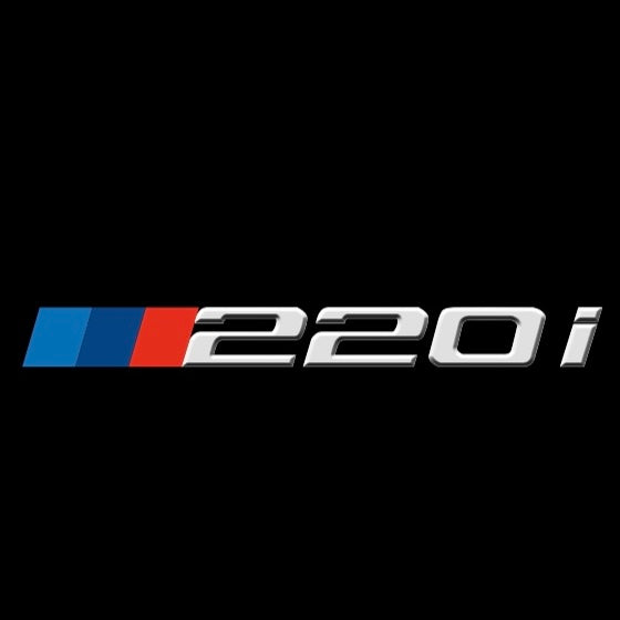 ÉCLAIRAGE DE PROJECTEUR BMW M3 LOGO Nr.24 (quantité 1 = 1 jeux / 2 feux de porte)