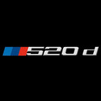 ÉCLAIRAGE DE PROJECTEUR BMW M3 LOGO Nr.24 (quantité 1 = 1 jeux / 2 feux de porte)