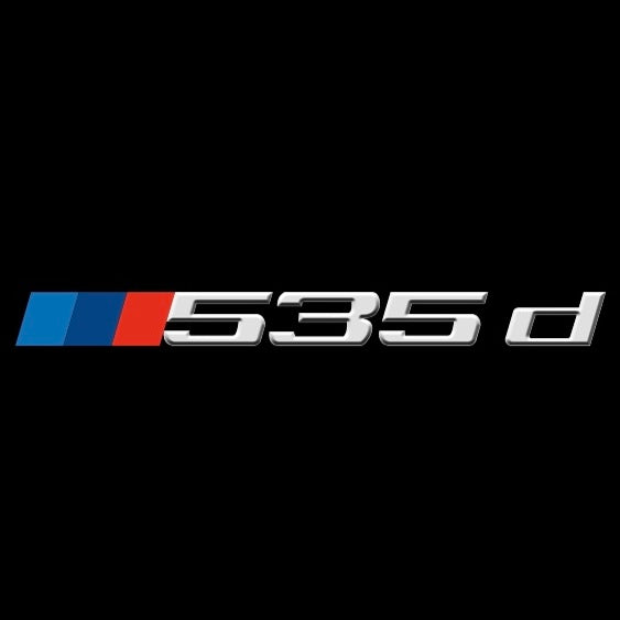 ÉCLAIRAGE DE PROJECTEUR BMW M3 LOGO Nr.24 (quantité 1 = 1 jeux / 2 feux de porte)
