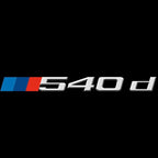 ÉCLAIRAGE DE PROJECTEUR BMW M3 LOGO Nr.24 (quantité 1 = 1 jeux / 2 feux de porte)