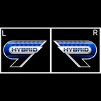 LEXUS LOGO PROJECROTR LIGHTS Nr.01 (Menge 1 = 1 Sets/2 Türleuchten)