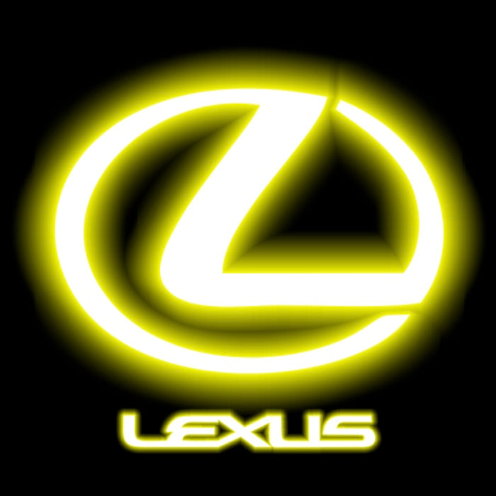 LEXUS LOGO PROJECTOR LIGHTS Nr.01 (الكمية 1 = 1 مجموعة / 2 أضواء باب)
