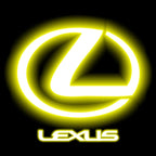 LEXUS LOGO PROJECTOR LIGHTS Nr.01 (الكمية 1 = 1 مجموعة / 2 أضواء باب)