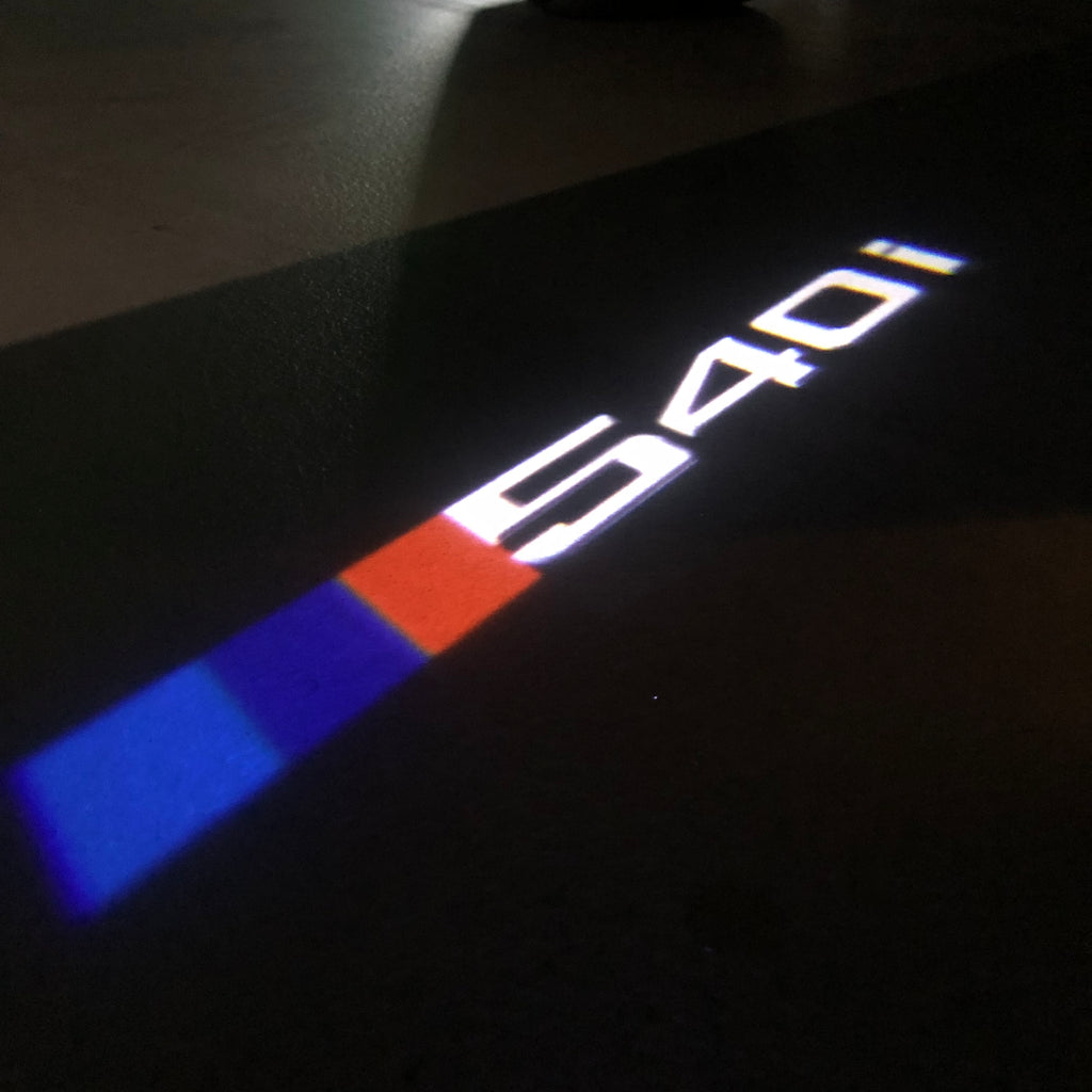 ÉCLAIRAGE DE PROJECTEUR BMW M3 LOGO Nr.24 (quantité 1 = 1 jeux / 2 feux de porte)