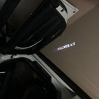 ÉCLAIRAGE DE PROJECTEUR BMW M3 LOGO Nr.24 (quantité 1 = 1 jeux / 2 feux de porte)