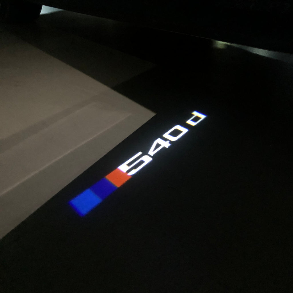 ÉCLAIRAGE DE PROJECTEUR BMW M3 LOGO Nr.24 (quantité 1 = 1 jeux / 2 feux de porte)
