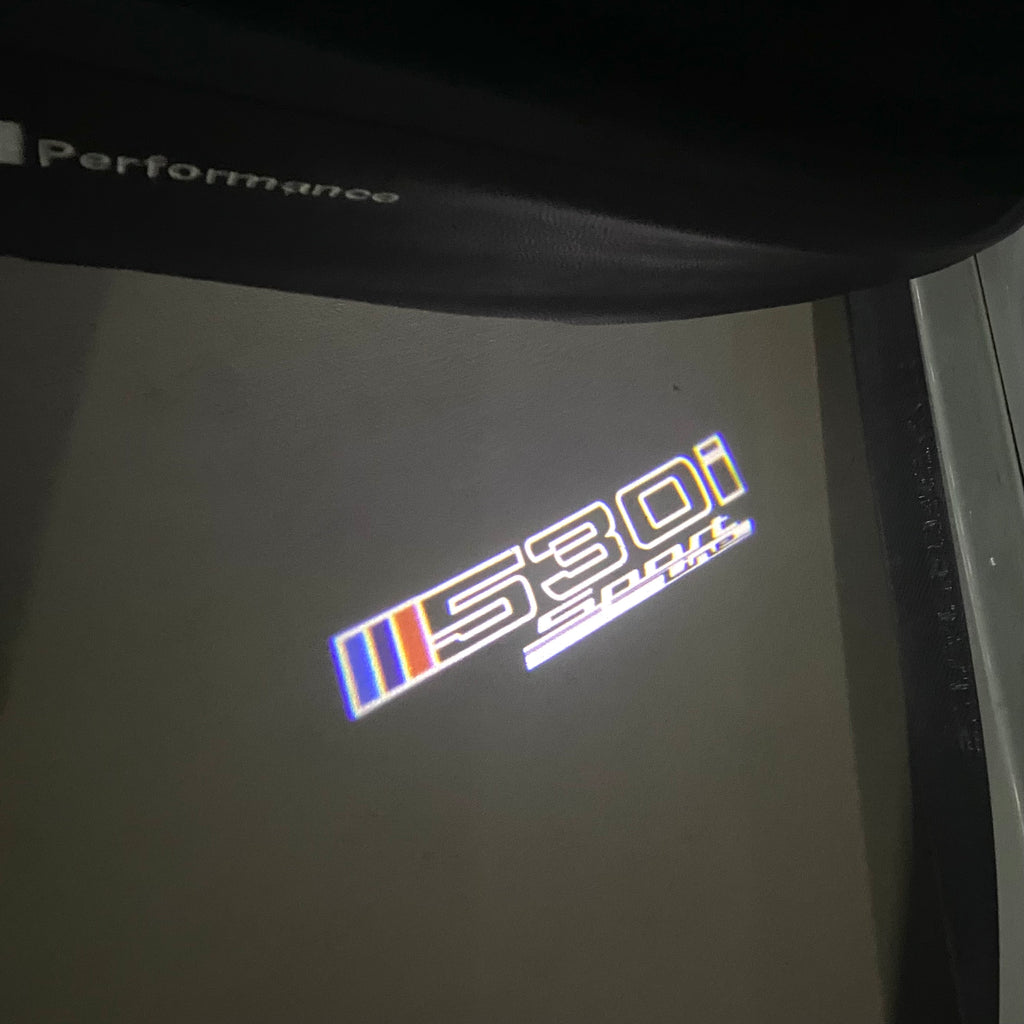 BMW 5 SERIES 530 i  LOGO PROJECTOT LIGHTS (quantity 1 = 1 sets/2 door lights) Nr.6024q59