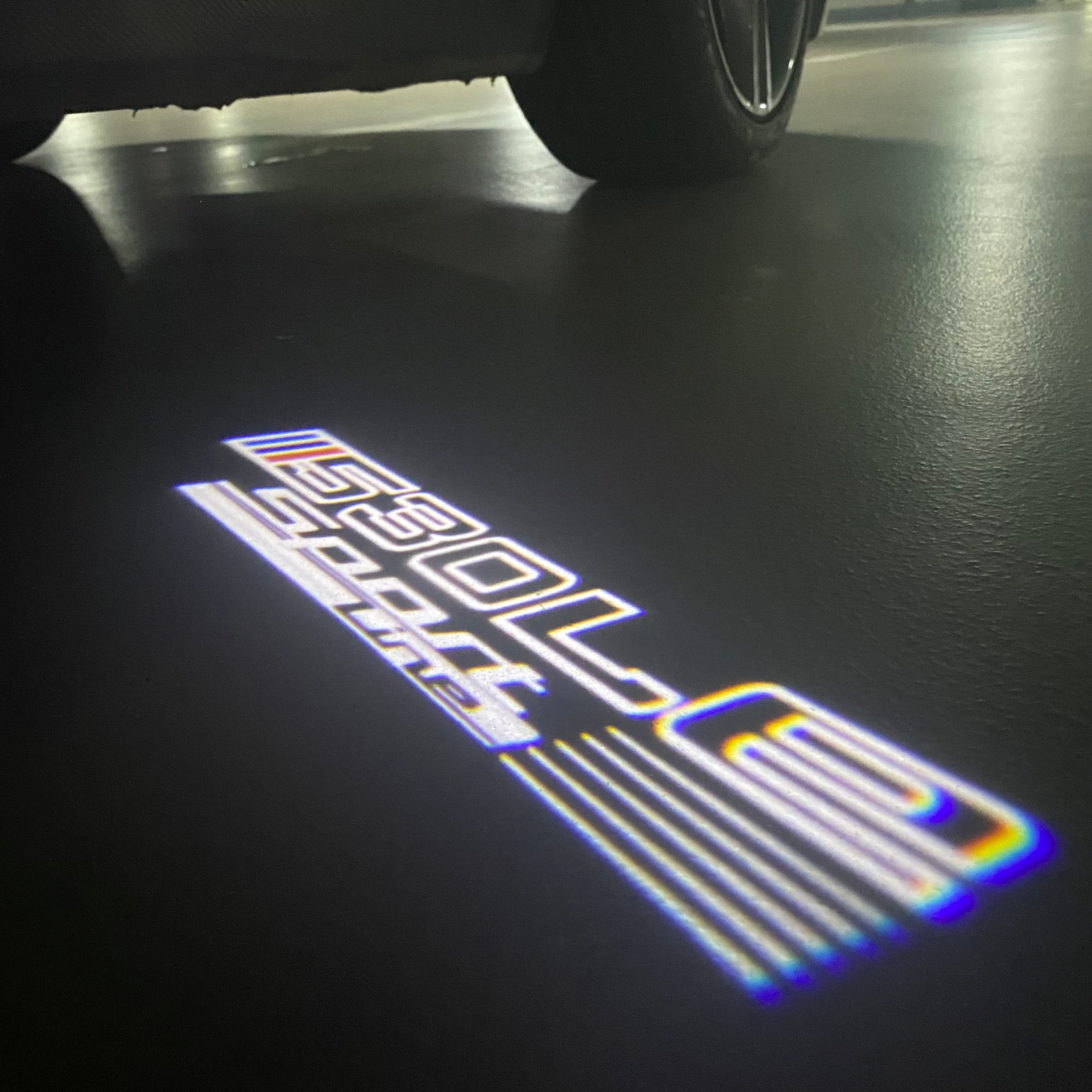BMW M3 LOGO PROJECTOT LIGHTS Nr.24 (Menge 1 = 1 Sets/2 Türleuchten)