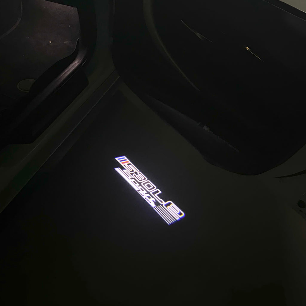 BMW M3 LOGO PROJECTOT LIGHTS Nr.24 (Menge 1 = 1 Sets/2 Türleuchten)