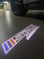ÉCLAIRAGE DE PROJECTEUR BMW M3 LOGO Nr.24 (quantité 1 = 1 jeux / 2 feux de porte)