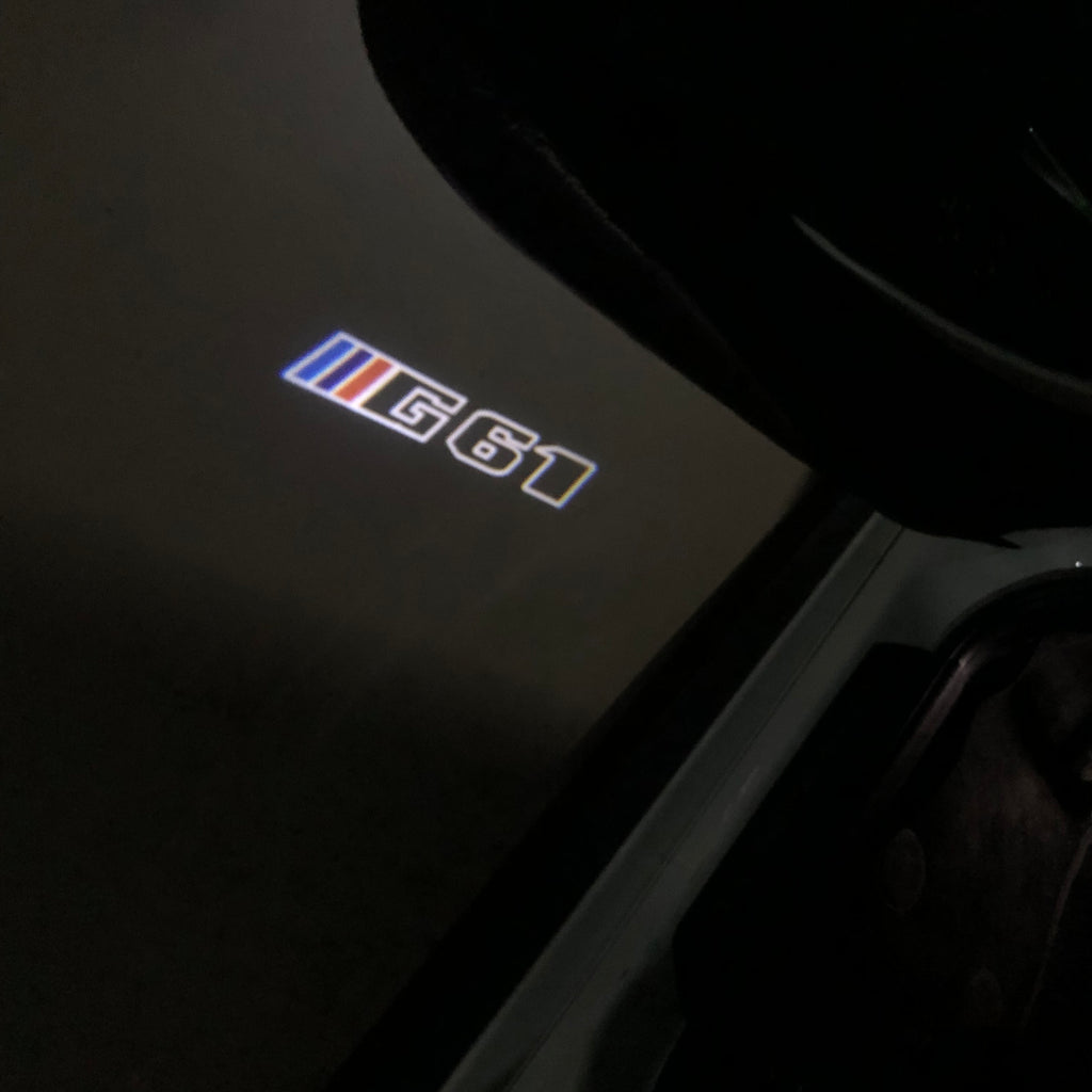 ÉCLAIRAGE DE PROJECTEUR BMW M3 LOGO Nr.24 (quantité 1 = 1 jeux / 2 feux de porte)
