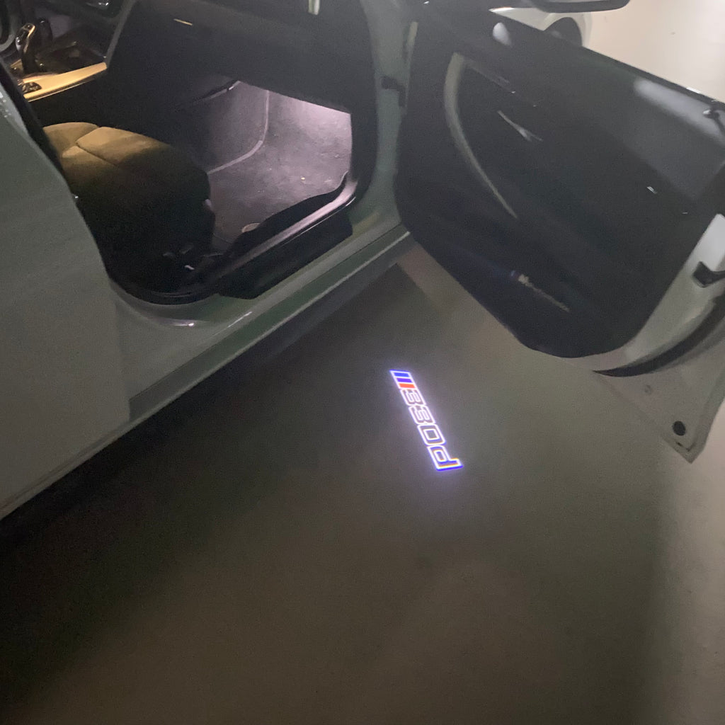 ÉCLAIRAGE DE PROJECTEUR BMW M3 LOGO Nr.24 (quantité 1 = 1 jeux / 2 feux de porte)