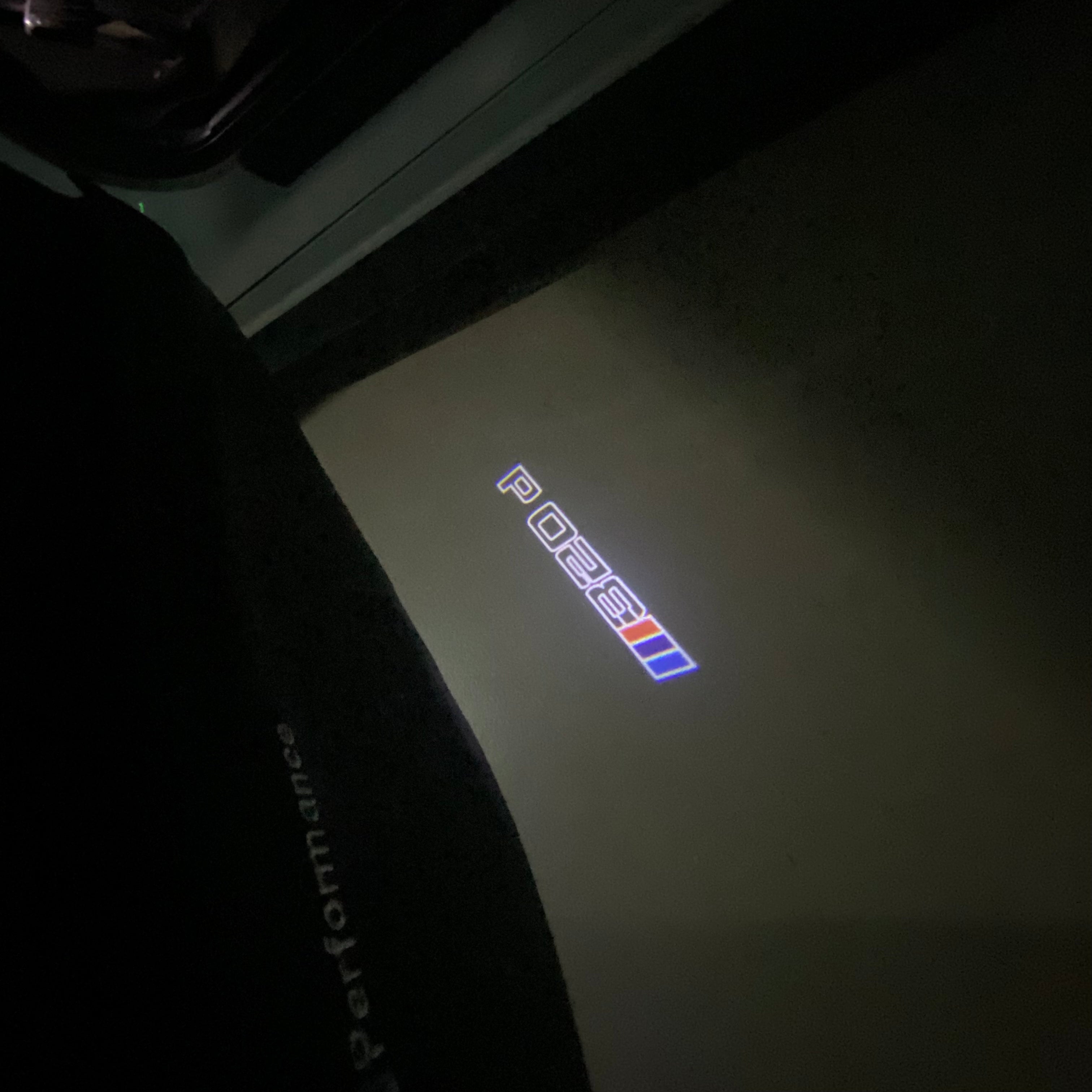 BMW M3 LOGO PROJECTOT LIGHTS Nr.24 (Menge 1 = 1 Sets/2 Türleuchten)