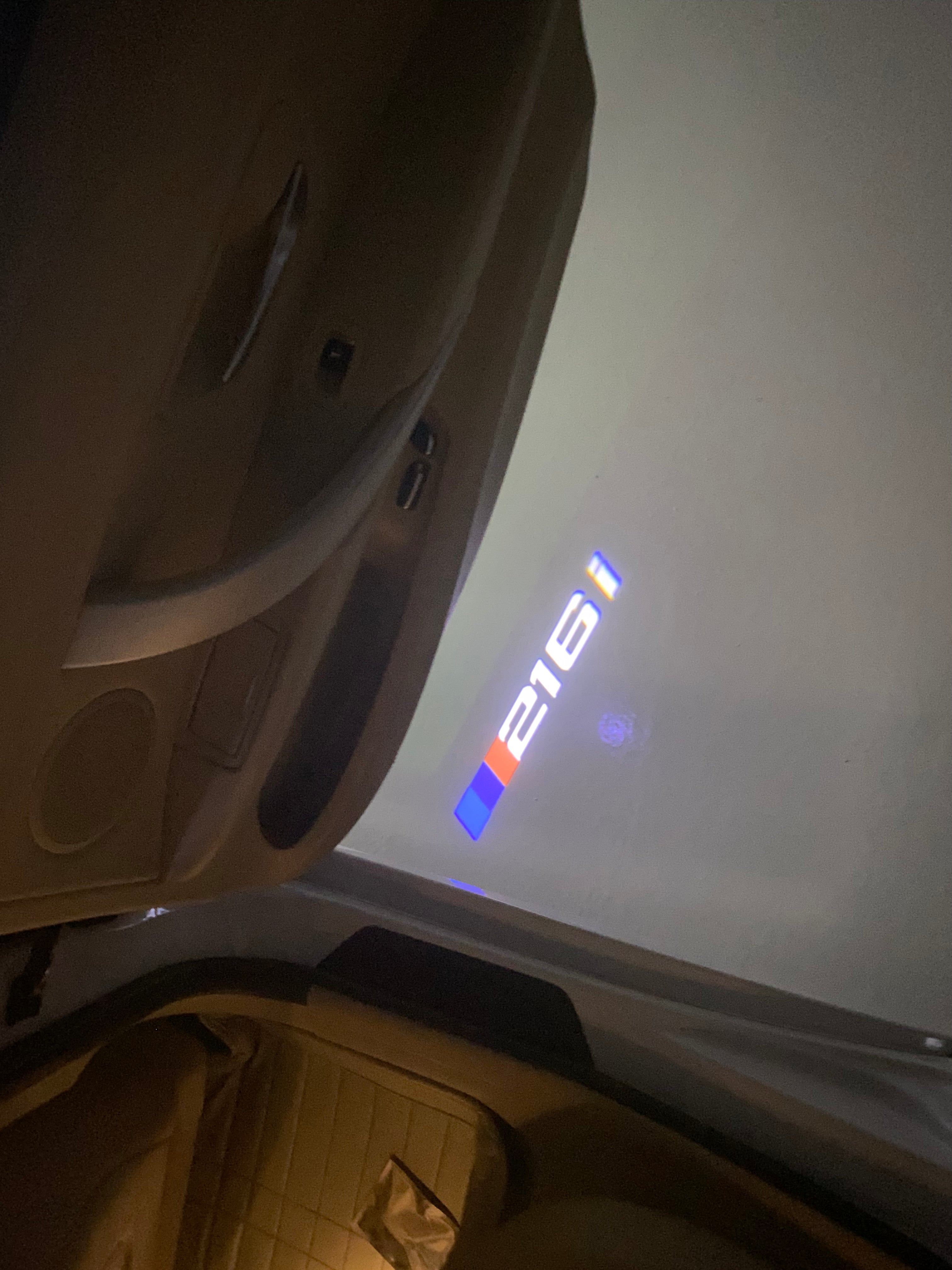 BMW M3 LOGO PROJECTOT LIGHTS Nr.24 (quantità 1 = 1 set/2 luci porta)