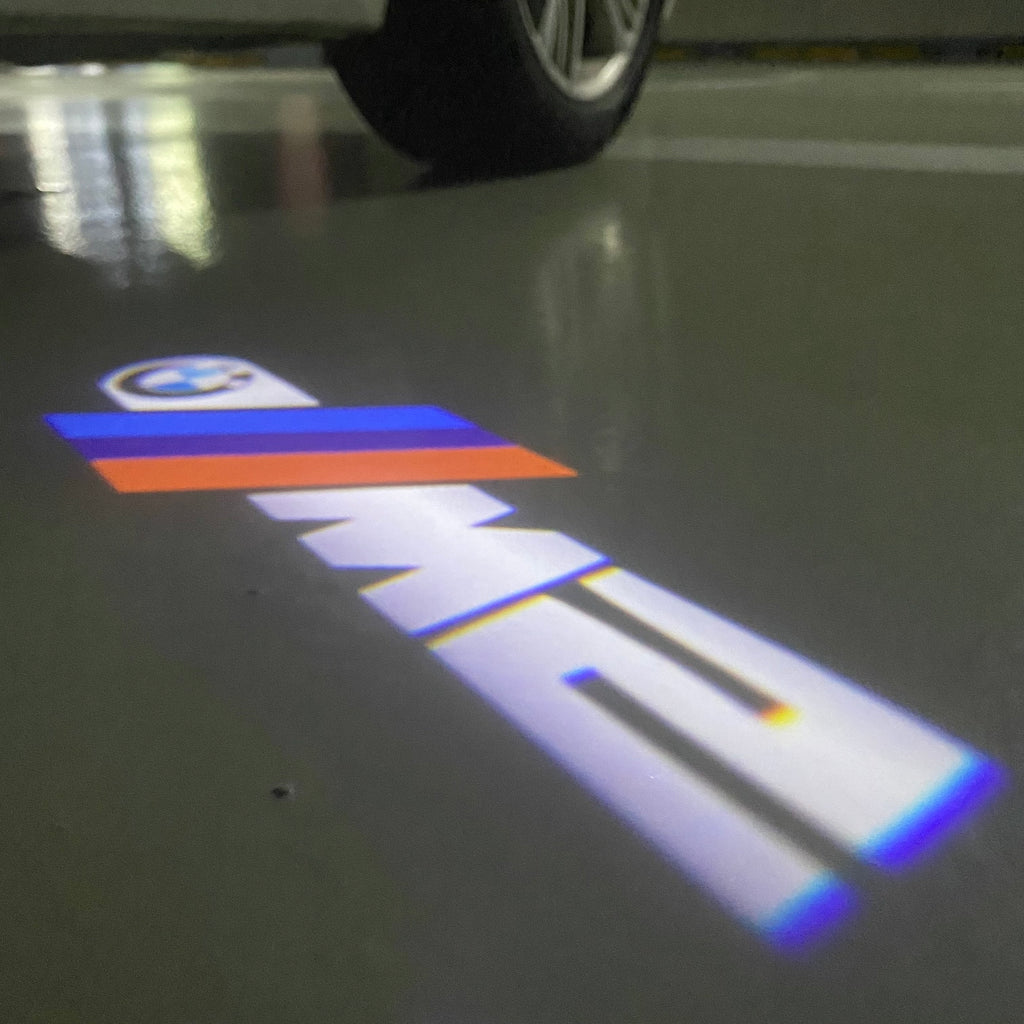 ÉCLAIRAGE DE PROJECTEUR BMW M3 LOGO Nr.24 (quantité 1 = 1 jeux / 2 feux de porte)