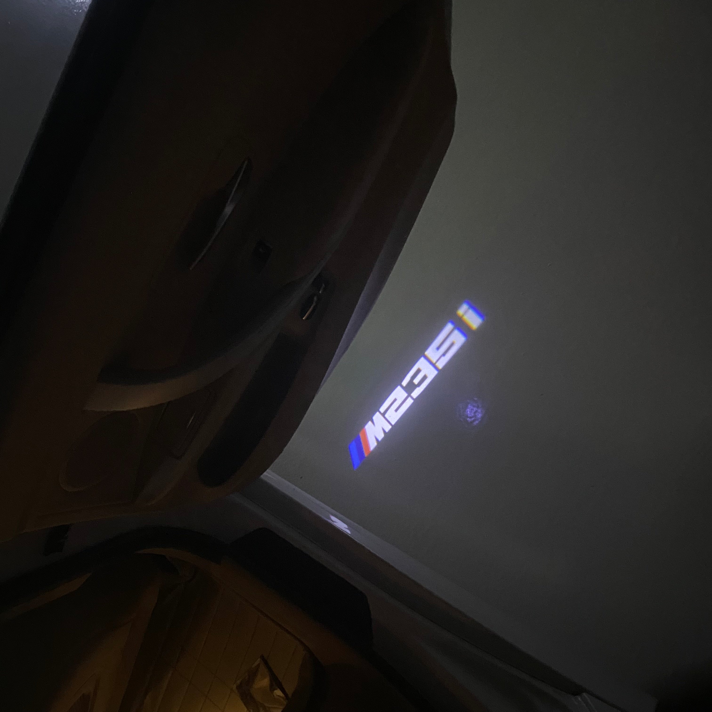 BMW M3 LOGO PROJECTOT LIGHTS Nr.24 (quantità 1 = 1 set/2 luci porta)