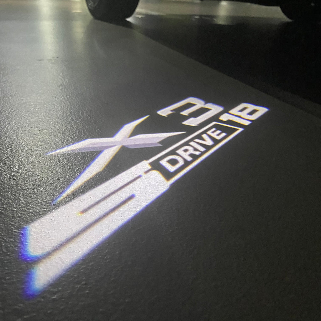 BMW M3 LOGO PROJECTOT LIGHTS Nr.24 (Menge 1 = 1 Sets/2 Türleuchten)