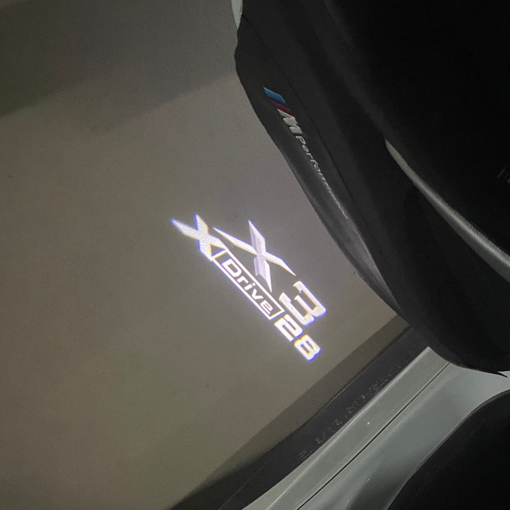 BMW M3 LOGO PROJECTOT LIGHTS Nr.24 (Menge 1 = 1 Sets/2 Türleuchten)
