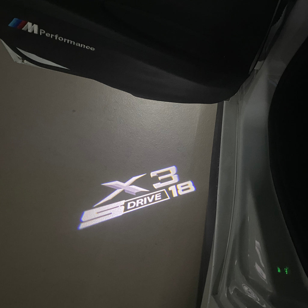 BMW M3 LOGO PROJECTOT LIGHTS Nr.24 (Menge 1 = 1 Sets/2 Türleuchten)
