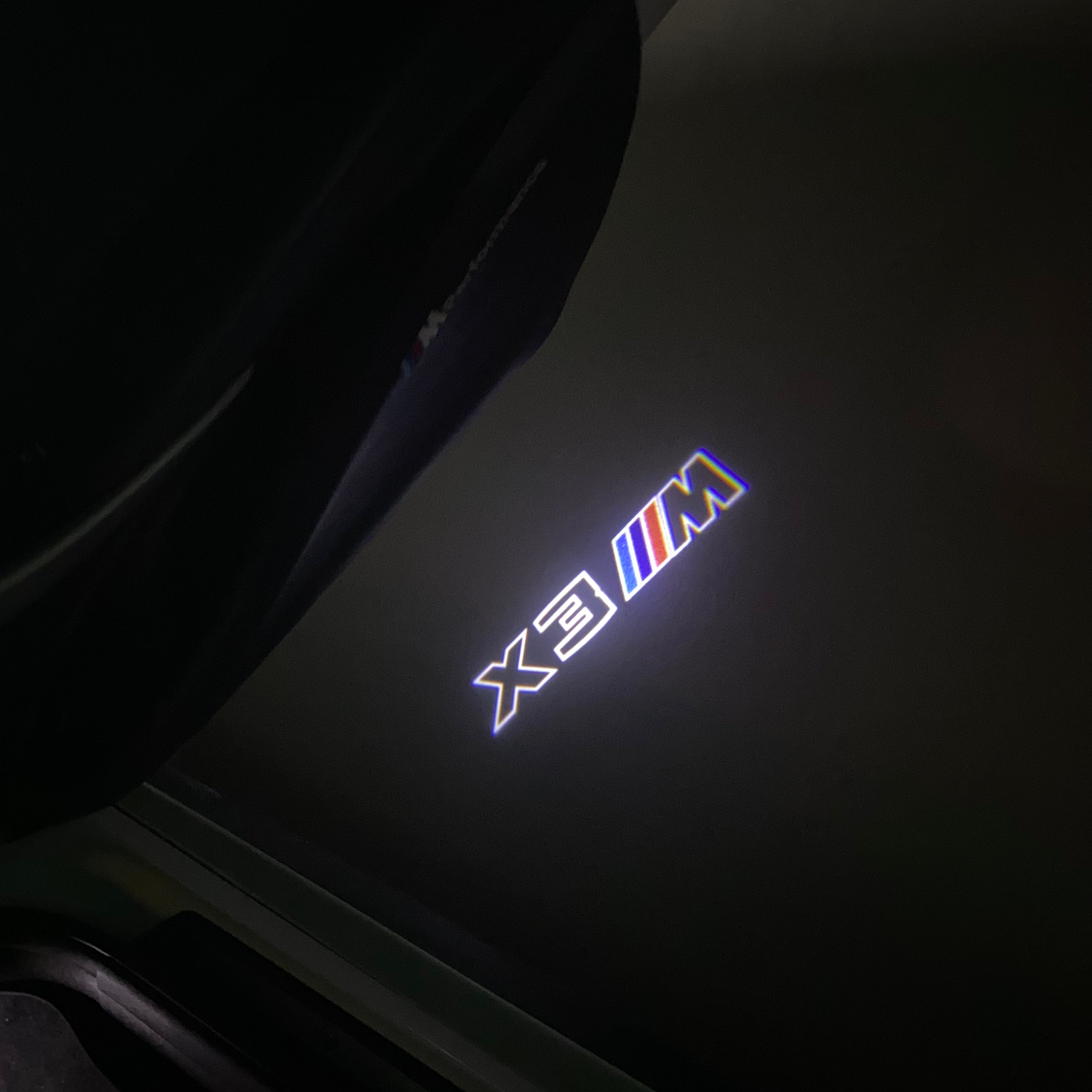 BMW  X3M LOGO PROJECTOT LIGHTS (quantity 1 = 1 sets/2 door lights) Nr.6024q0t21